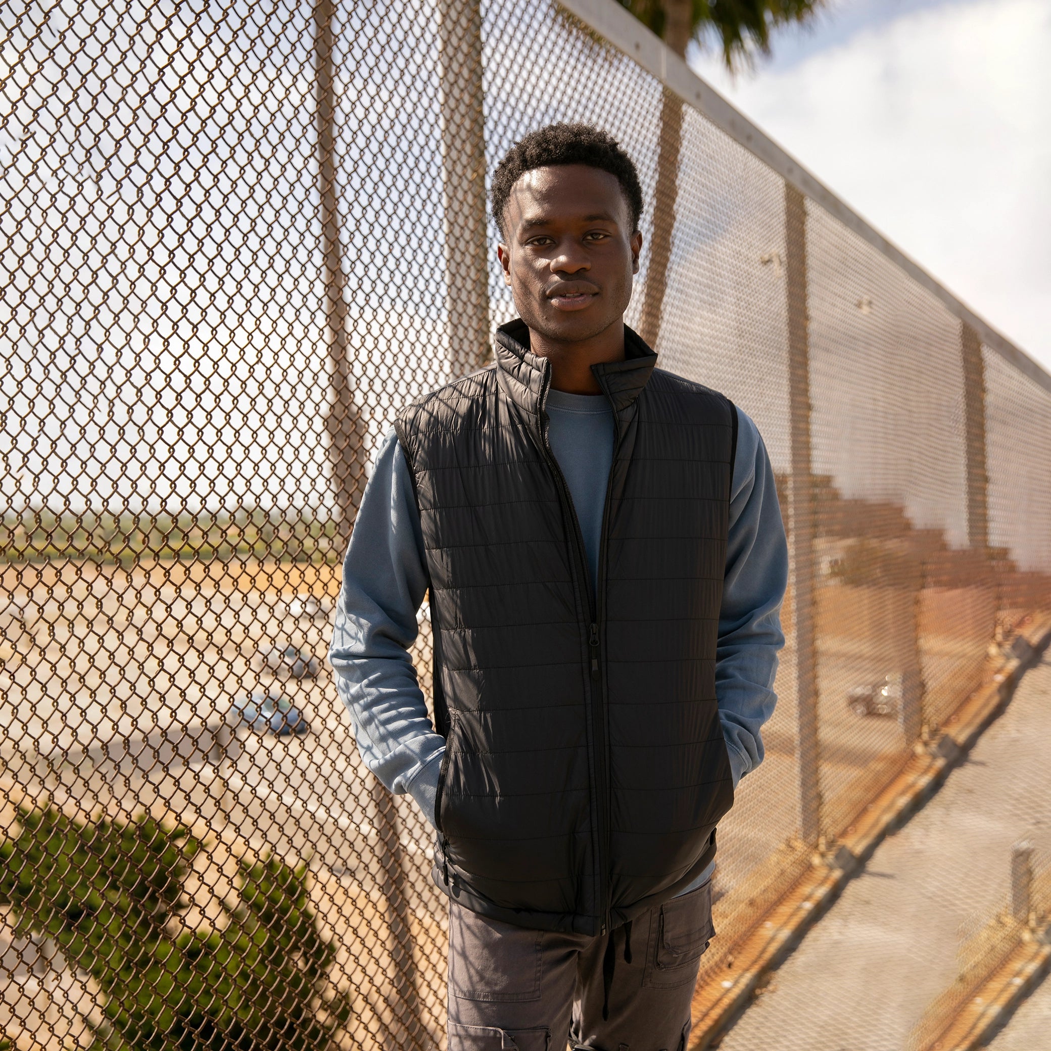 Vested Men's Nylon Puffer Vest