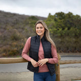 Vested Women's Nylon Puffer Vest