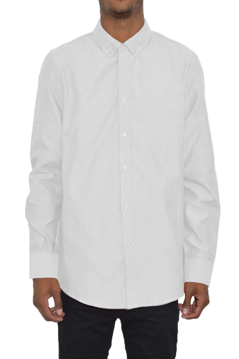 Classic Long Poly Cotton Blend Sleeve Shirt