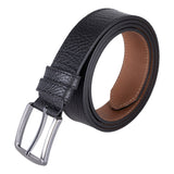 Globe Genuine Leather Belt – Handmade Premium Men’s Belt with Heavy-Duty Metal Buckle-5