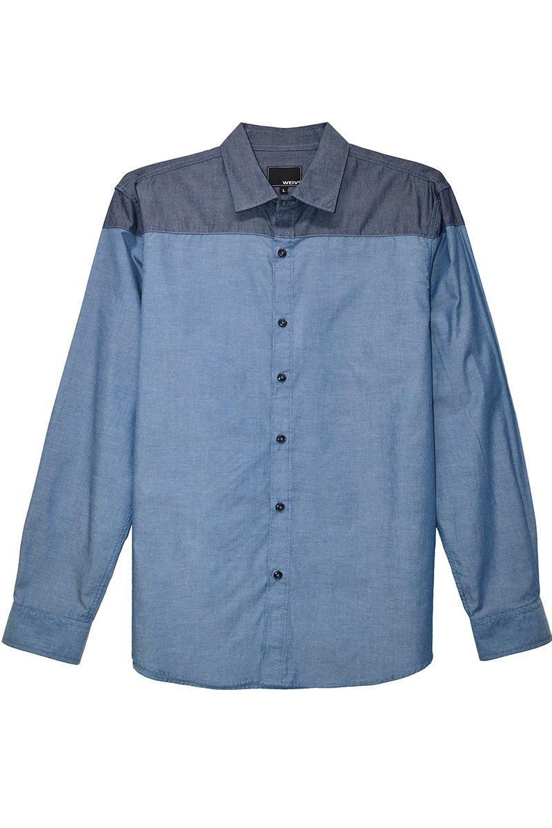 Milo Two Tone Long Sleeve Shirt