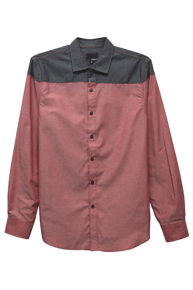 Milo Two Tone Long Sleeve Shirt