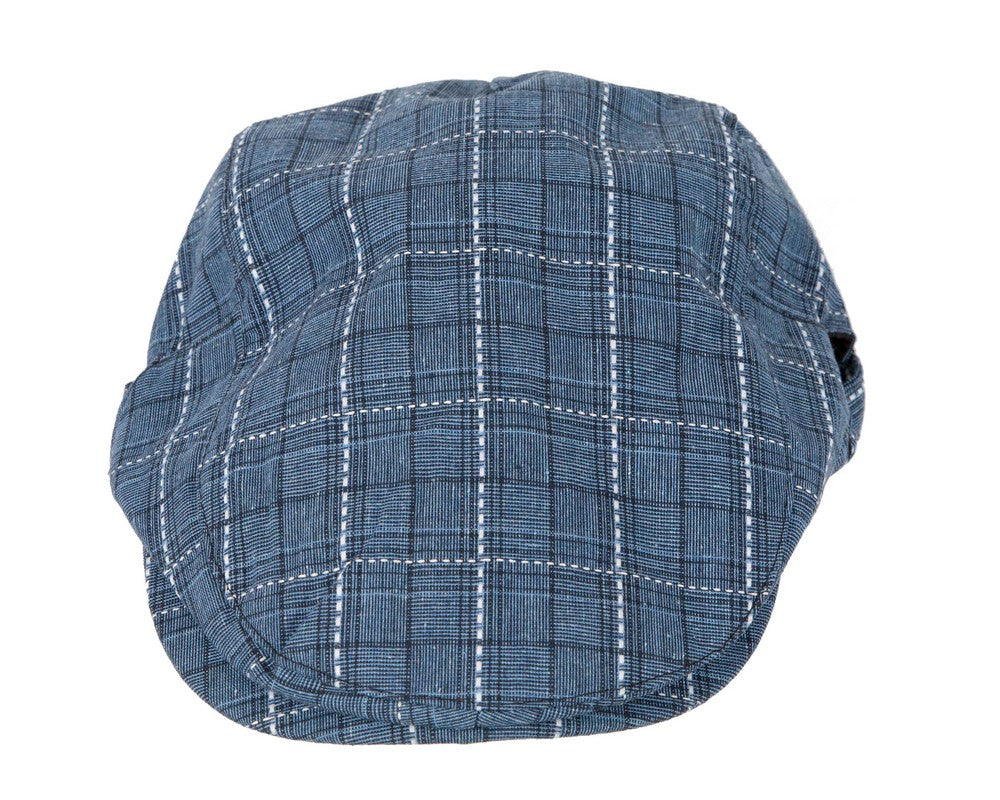 Denim tweed flat cap by Max Alexander image 2