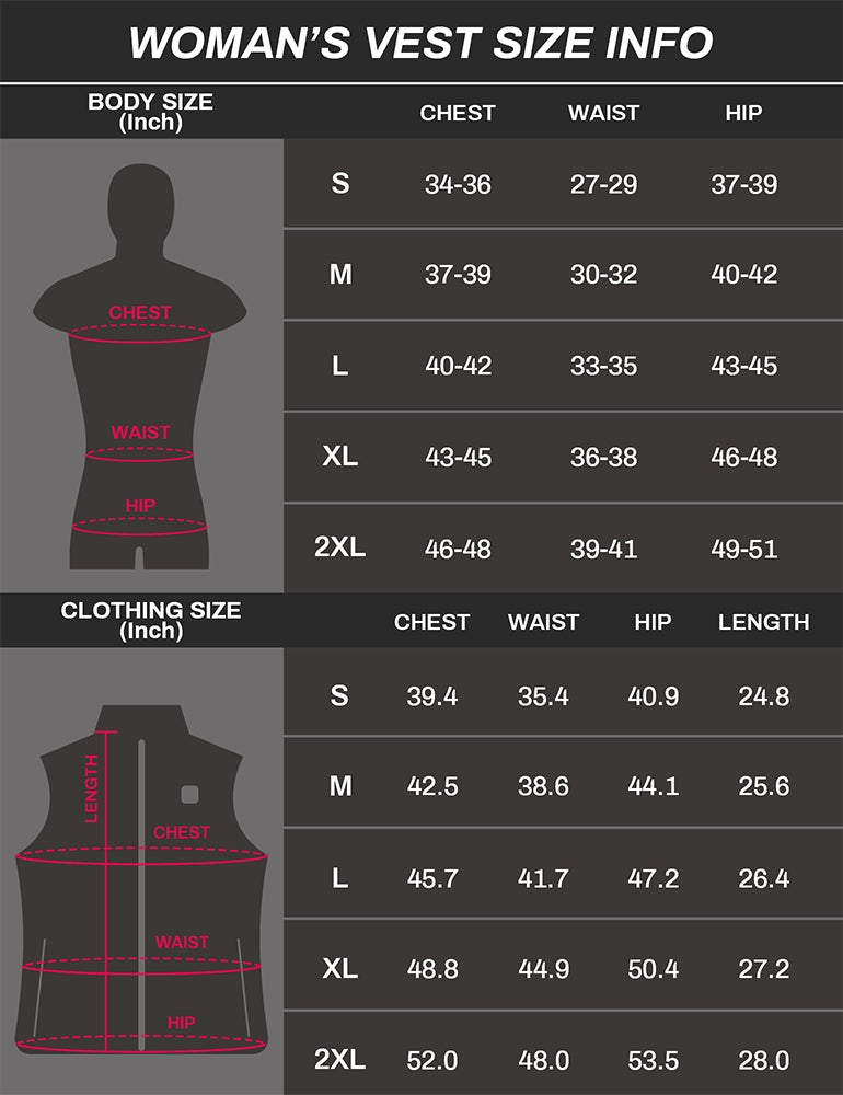 ANTARCTICA GEAR Women's Heated Vest Rechargable Lightweight Heated Vest for Winter Outdoor image 4