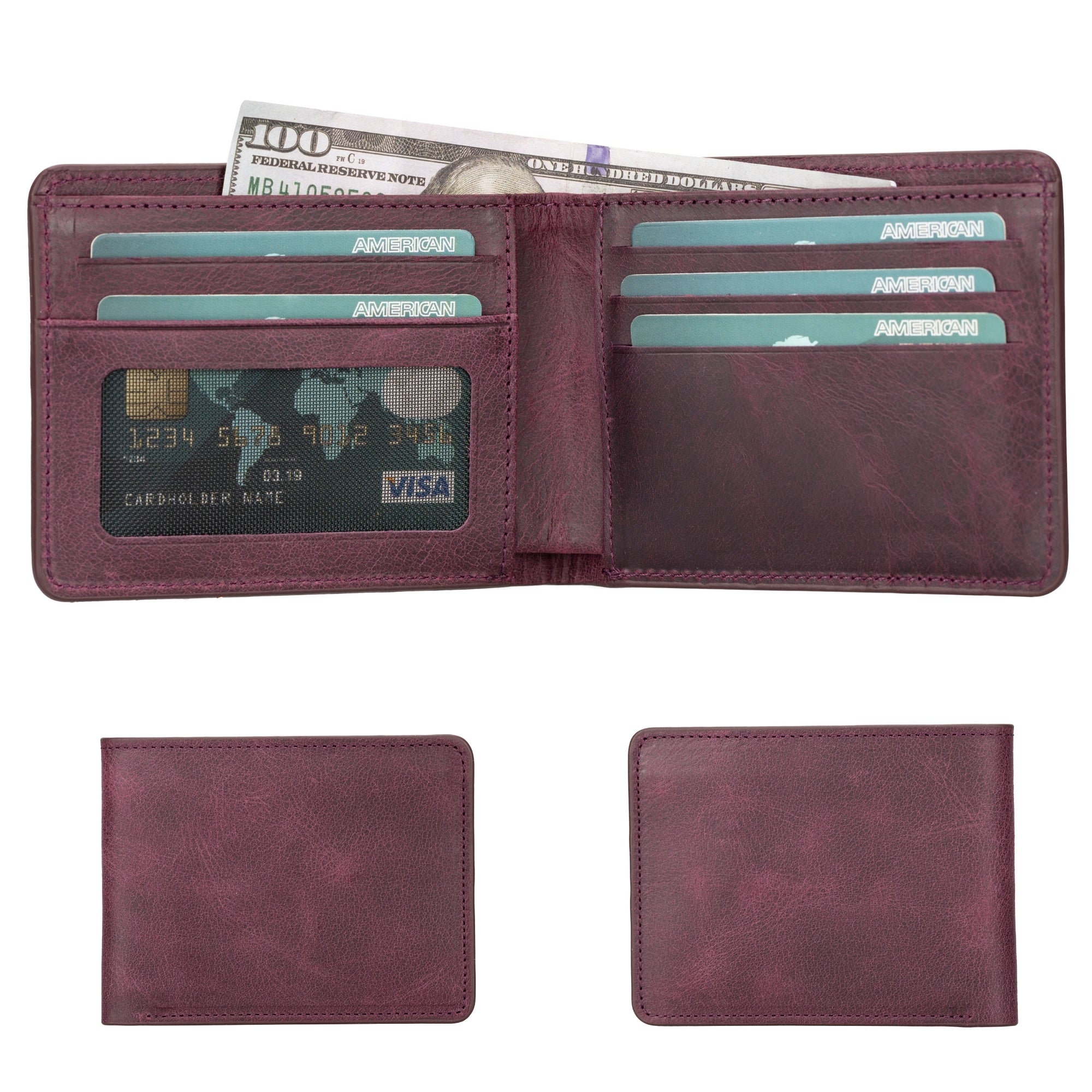 Arvada Handmade Bifold Leather Men Wallet
