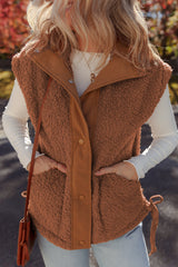Evelyn Knot Side Plush Vest image 3