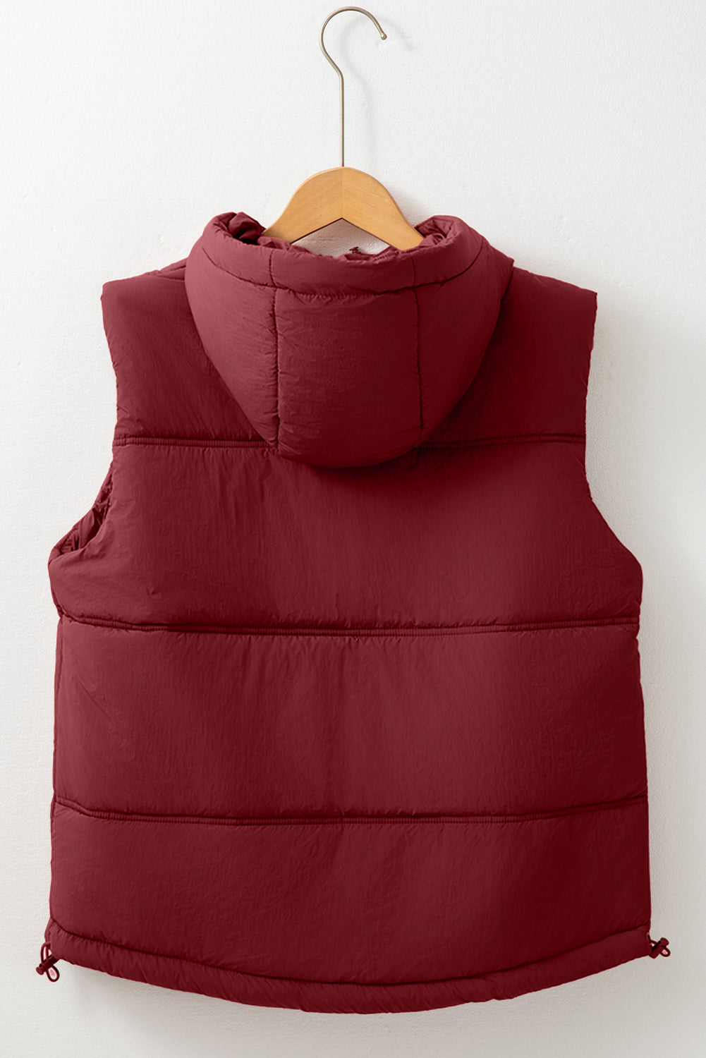 Clare Side Hooded Puffer Vest-1
