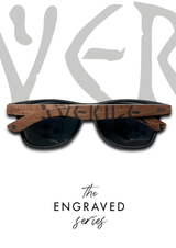 Eyewood | Engraved wooden sunglasses - Viking Runes - Sweden image 1