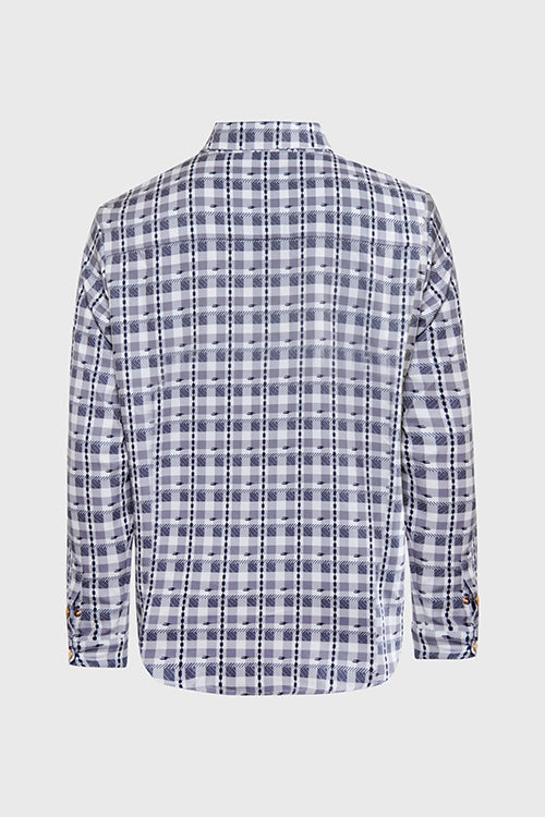 Eternal Plaid Long Sleeve Button Up Shirt image 2