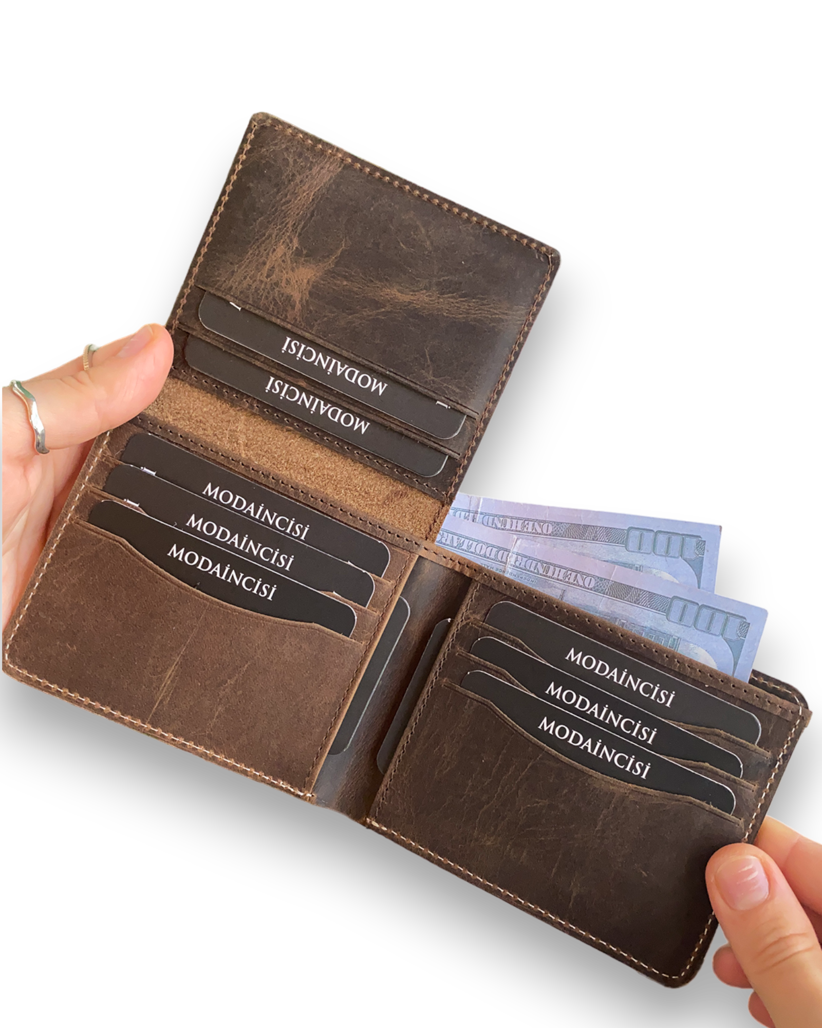 Cosmos - Genuine Leather Trifold Classic Men's Wallet image 0