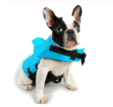 Shark Fin Dog Life Vest - Blue, XL image
