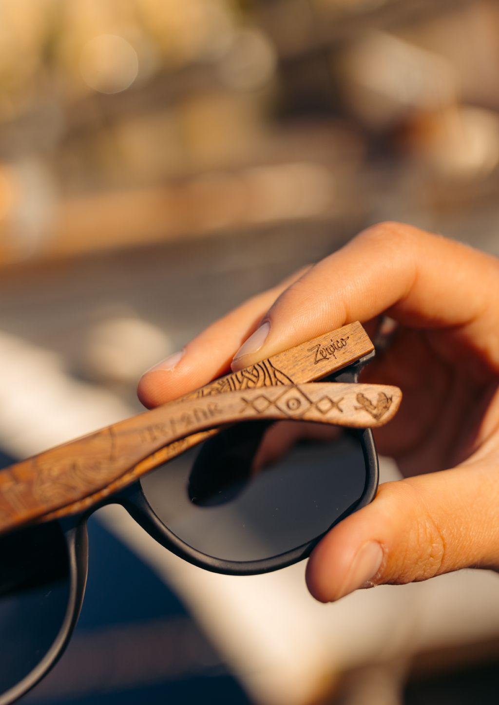 Eyewood | Engraved wooden sunglasses - Vikings image 3