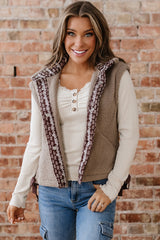 Wrenley Bows Sherpa Fleece Vest image 4