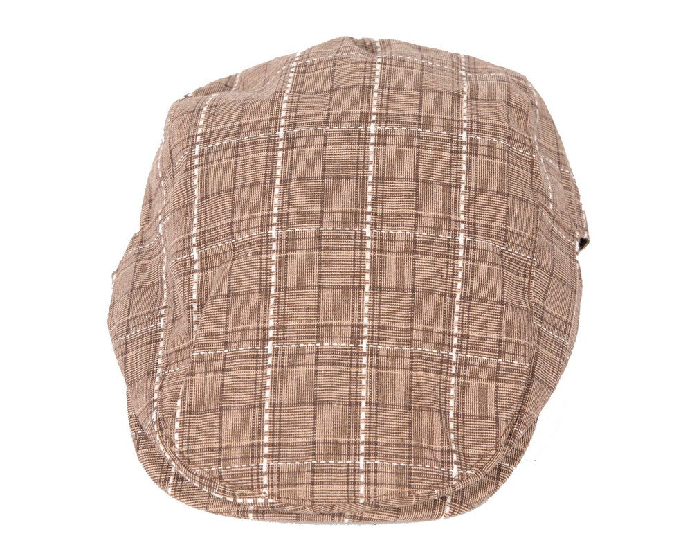 Beige tweed flat cap by Max Alexander image 2