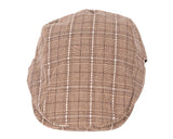 Beige tweed flat cap by Max Alexander image 2