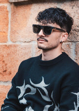 Limited Eyewood Dream Bamboo Sunglasses - Black/Brown - Square image 3