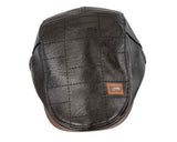 Black leather flat cap by Max Alexander M134 image 2