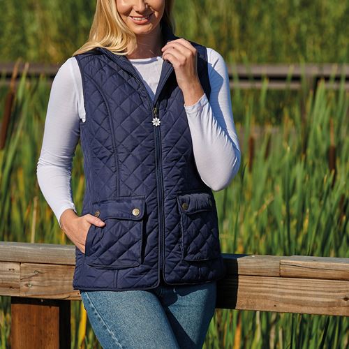 Ladies Champion Banbury Light Weight Quilted Gilet image 9