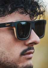 Limited Eyewood Dream Bamboo Sunglasses - Black/Brown - Square image 4
