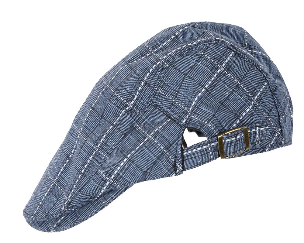 Denim tweed flat cap by Max Alexander image 1