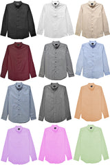 Classic Long Poly Cotton Blend Sleeve Shirt
